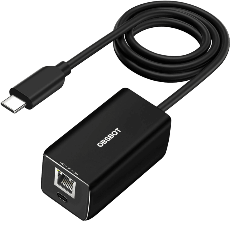 【信頼】 Tail OBSBOT Buy Air DynamicCom | Adapter Ethernet to USB-C Webカメラ